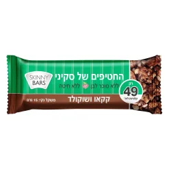 מארז 20 יח' סקיני בר בתוספת קקאו ושוקולד (מחיר ליח' 4 ₪)